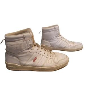 Levis 521 BB HI Pebbled UL 519708-43W1 Men's White Lifestyle Sneakers Size 10